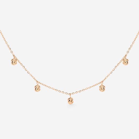 Tides of Time Choker Rose Gold