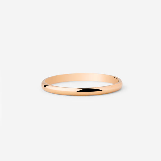 Fine Line Ring Rose Gold