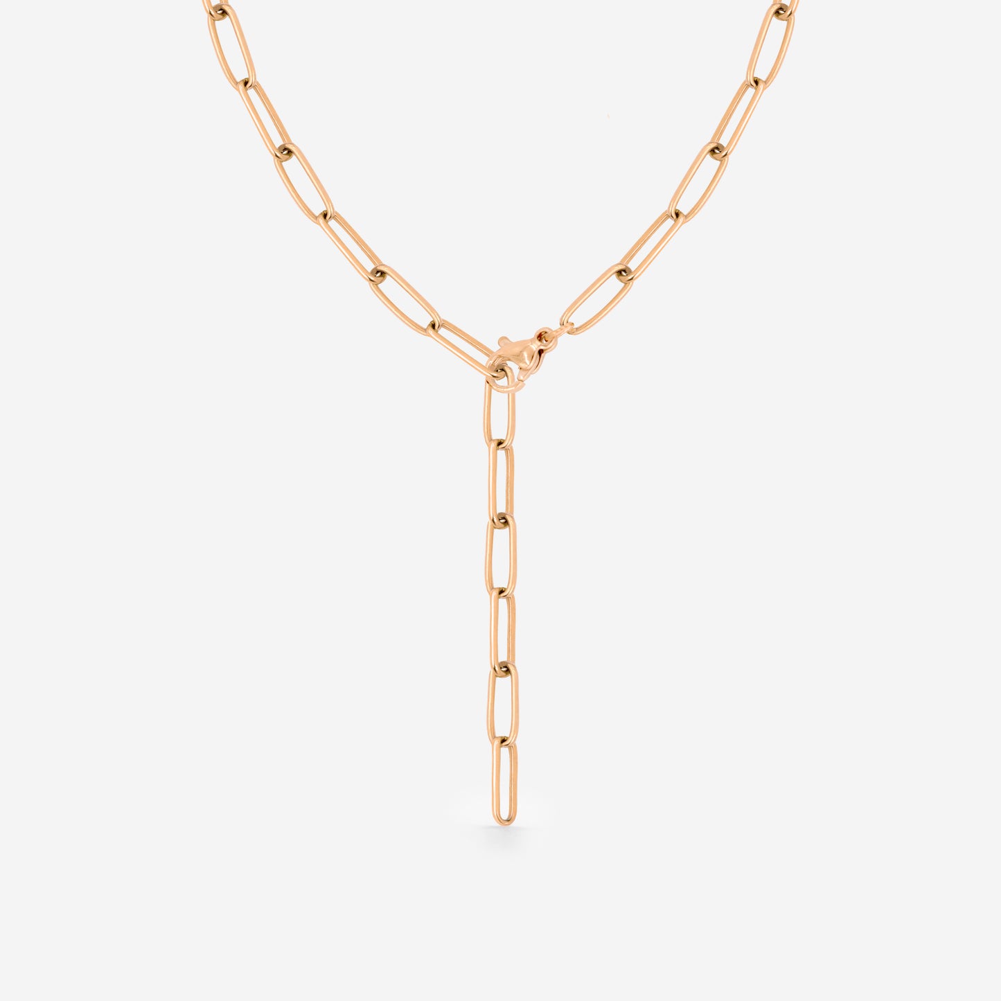 Honey Y-Necklace Rose Gold