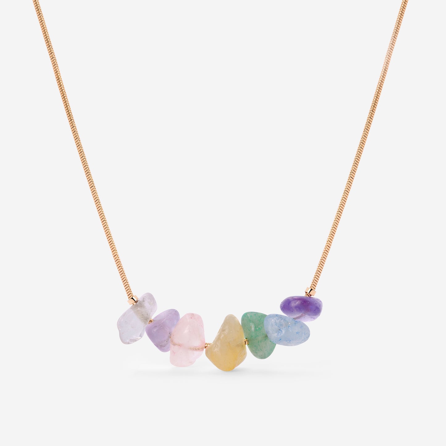 Radiant Romy Necklace Rose Gold