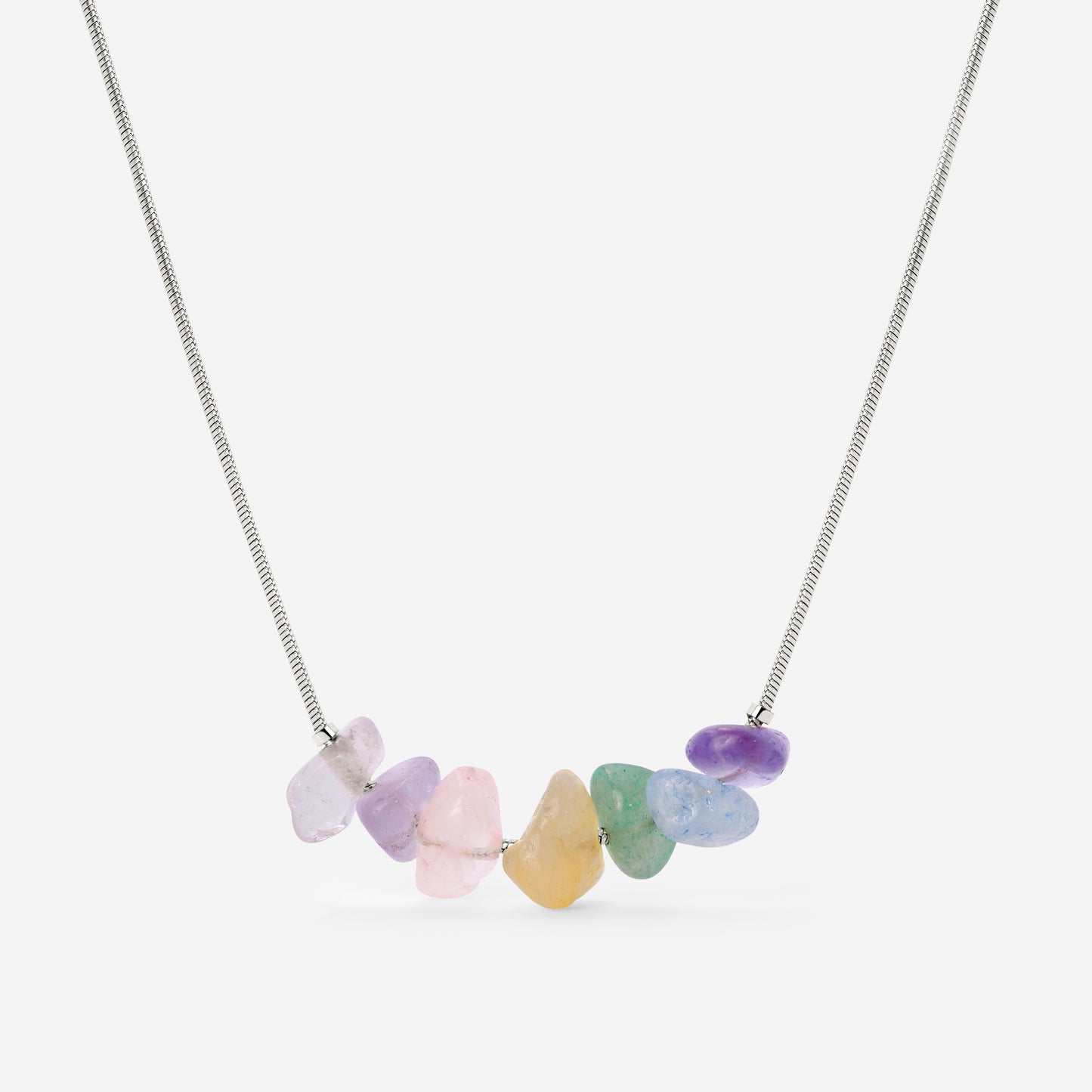 Radiant Romy Necklace Silver