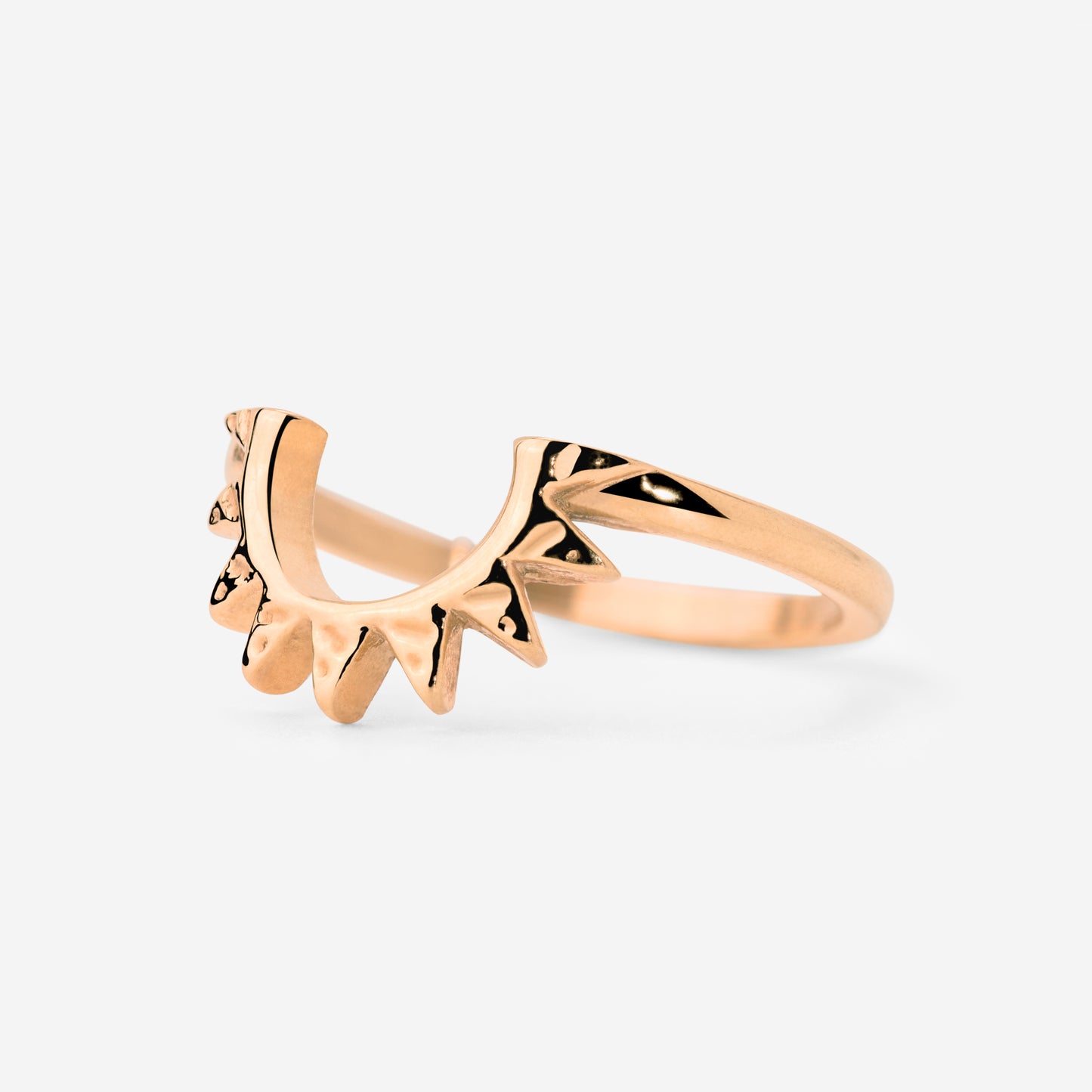Sun Ray Ring Rose Gold