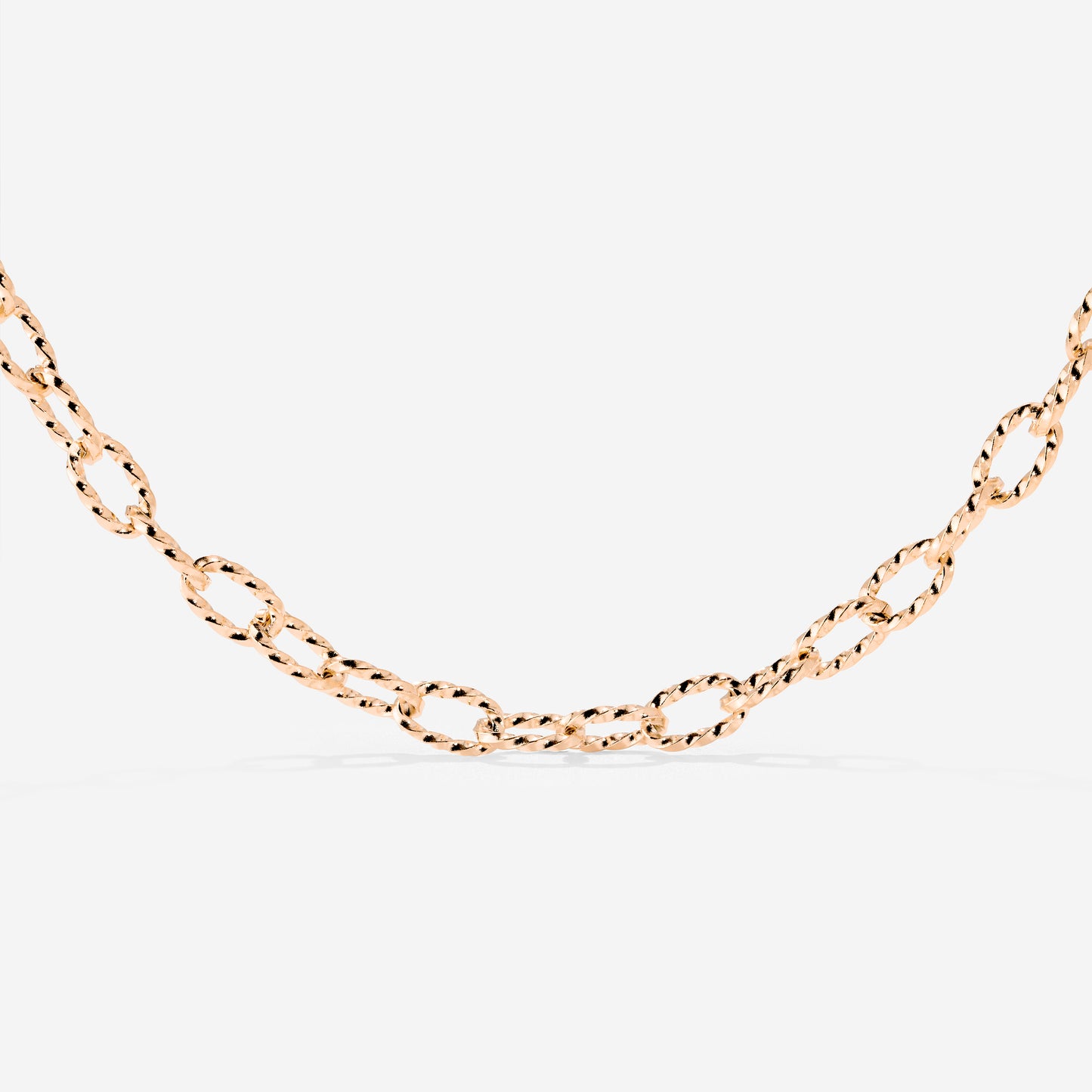 Fantasy Chain Necklace Rose Gold