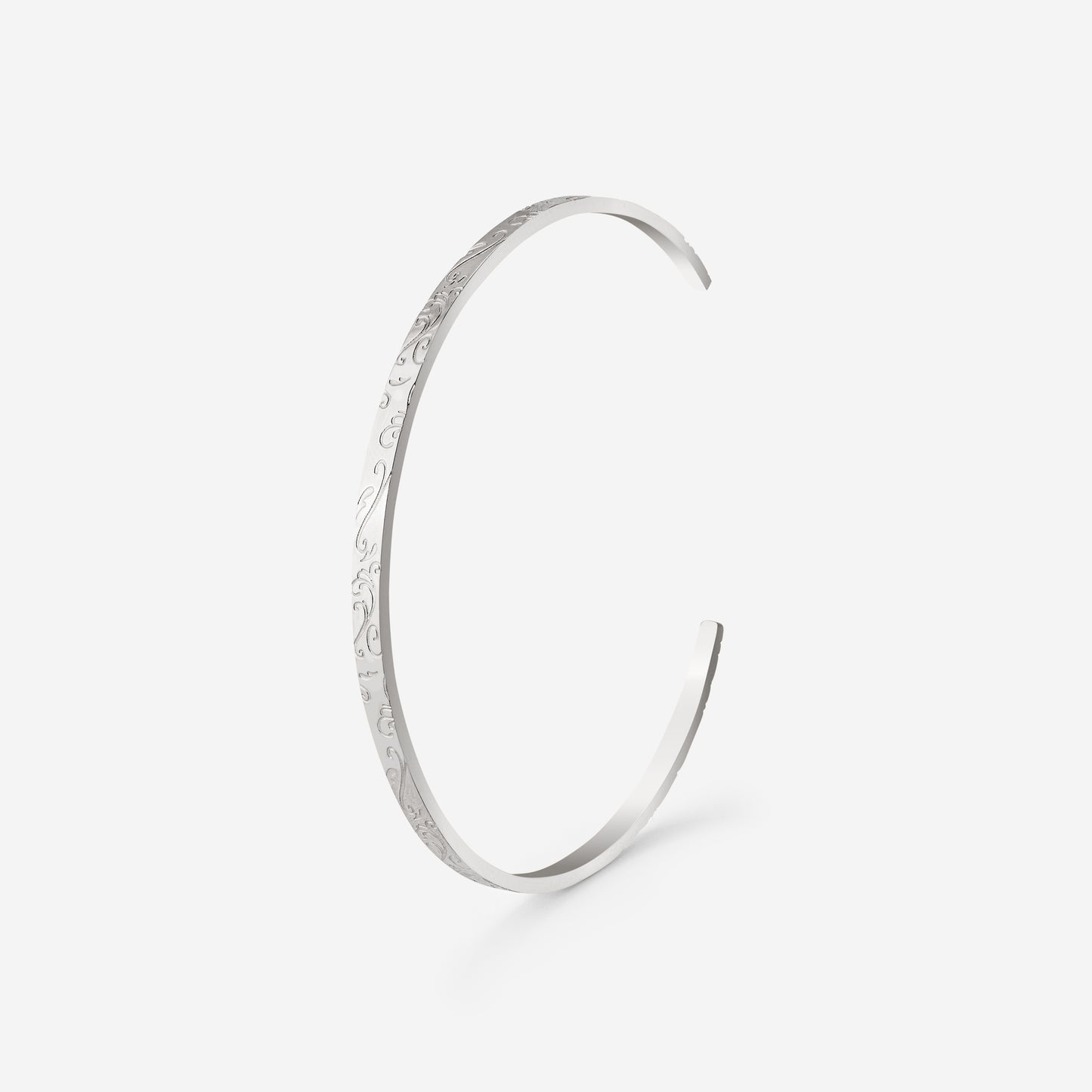 Desert Glow Bangle Silver