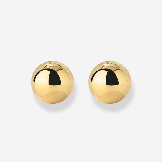 Bubbly Studs Medium Gold