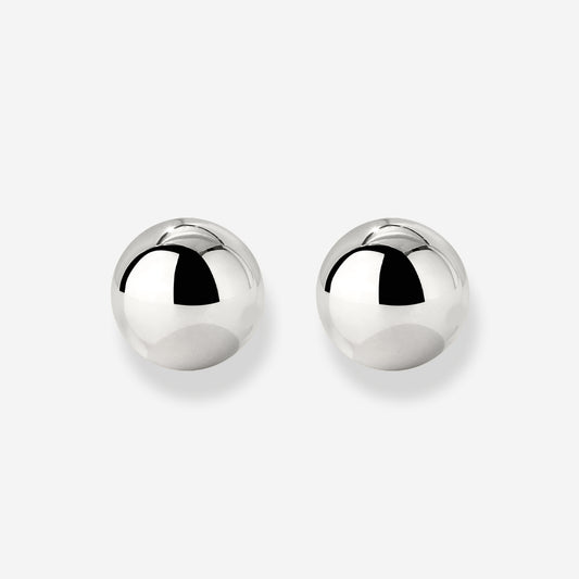 Bubbly Studs Medium Silver