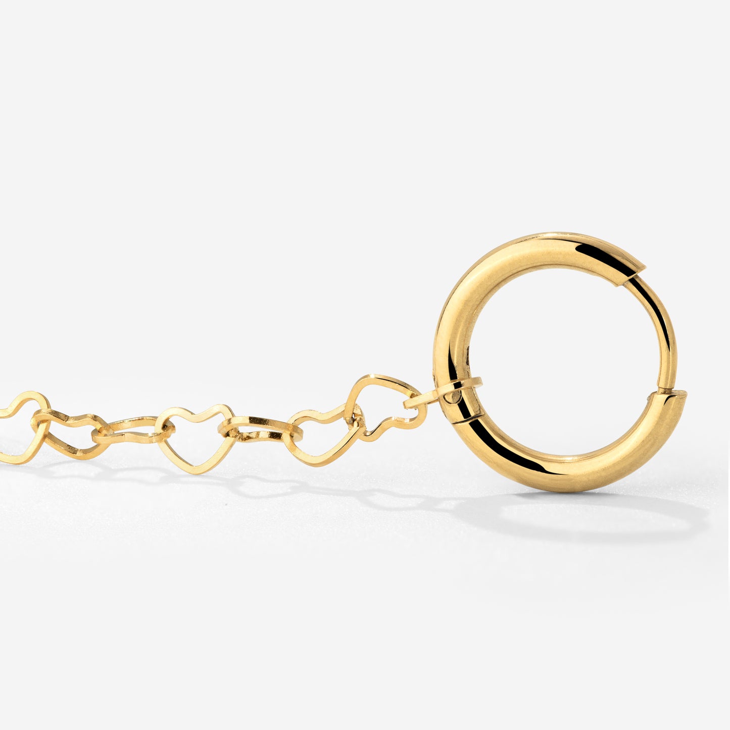 Heart after Heart Hoop Set Small Gold