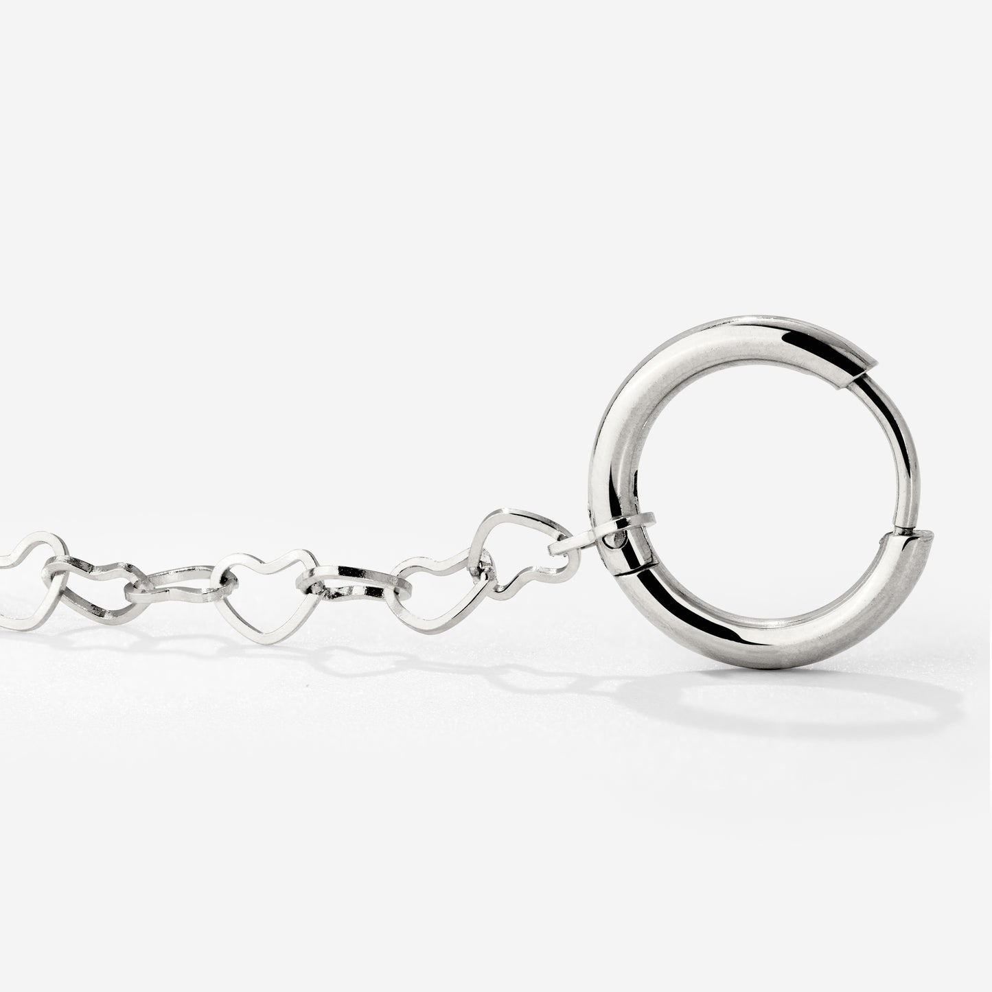 Heart after Heart Hoop Set Small Silver