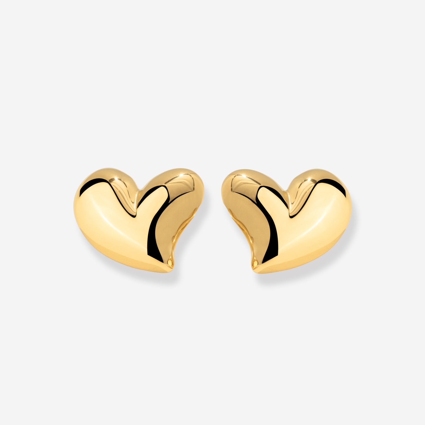 Heartie Studs Gold