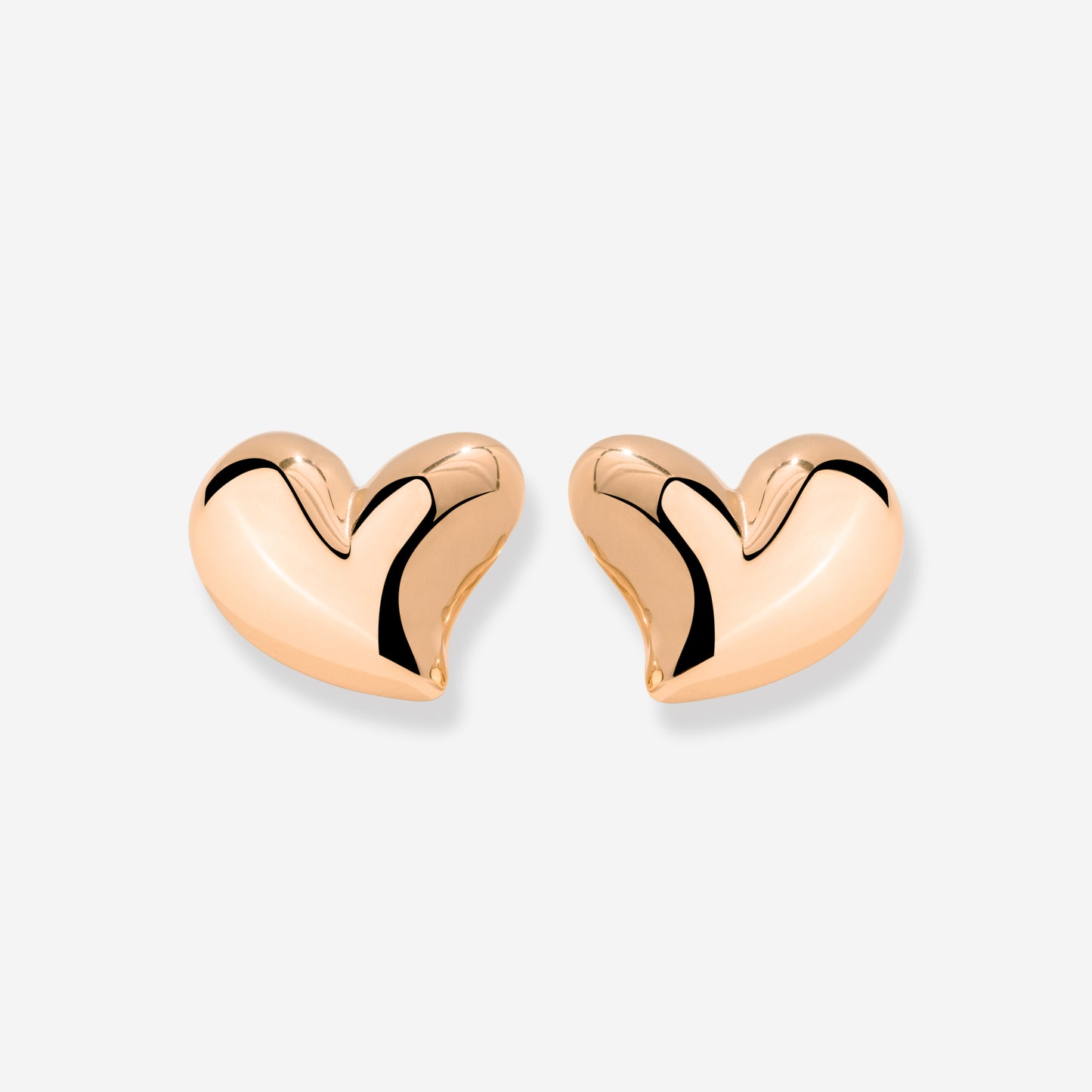 Heartie Studs Rose Gold