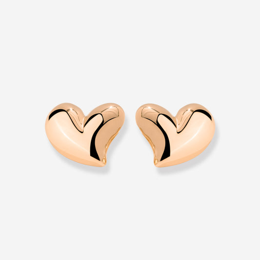 Heartie Studs Rose Gold
