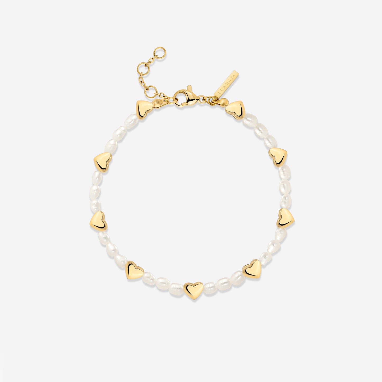 Love Pearls Bracelet Gold