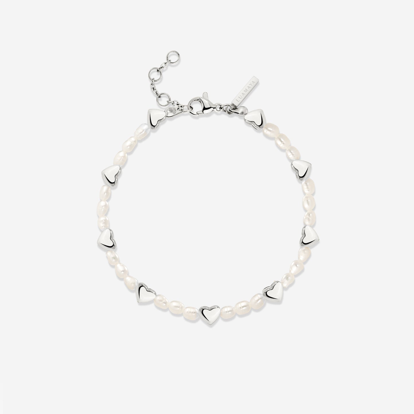 Love Pearls Bracelet Silver