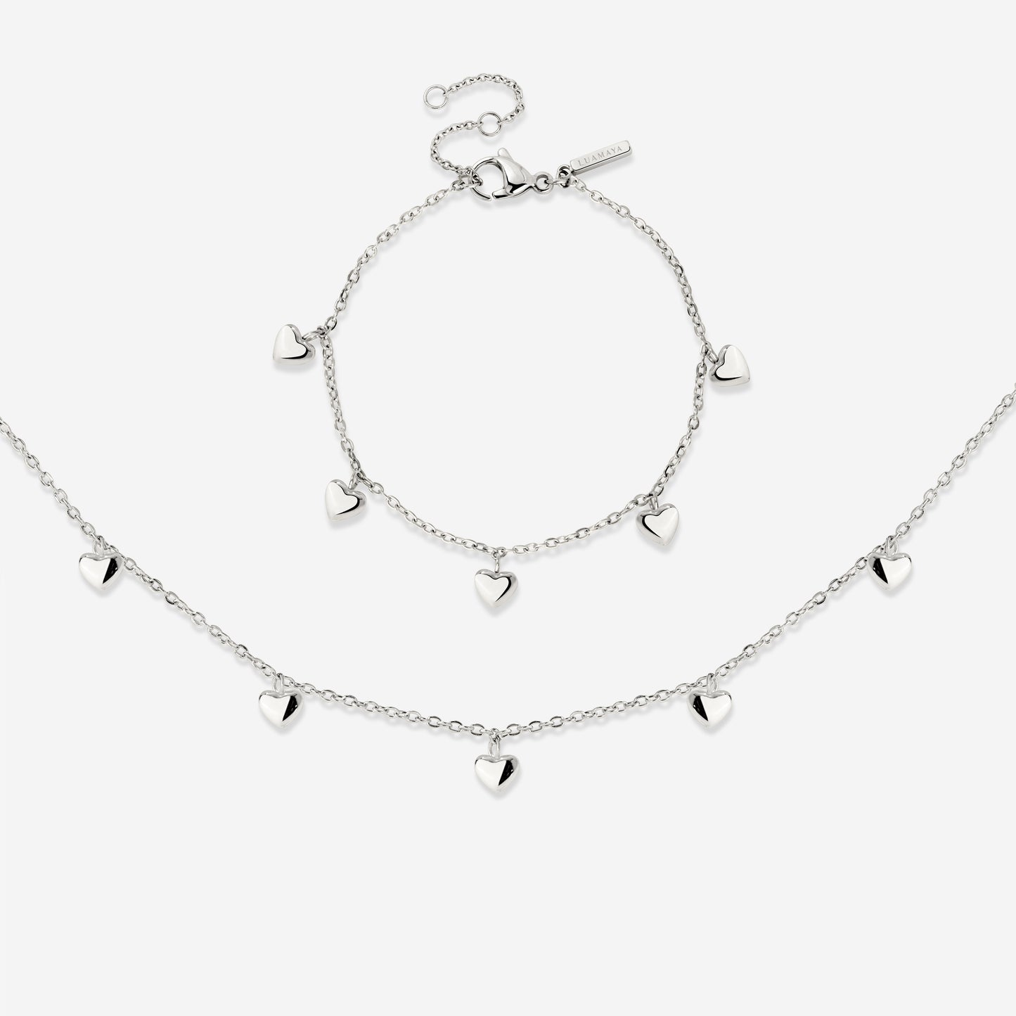 Lovely Heart Bundle Silver