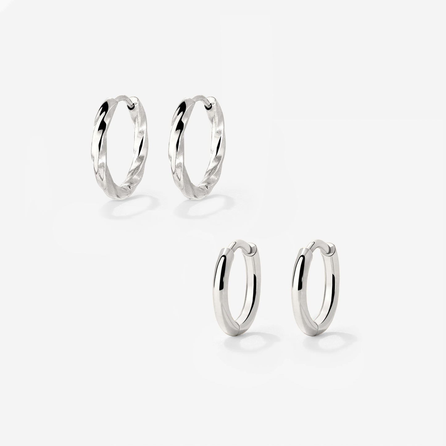 Soft 'n' Subtle Hoop Bundle Silver