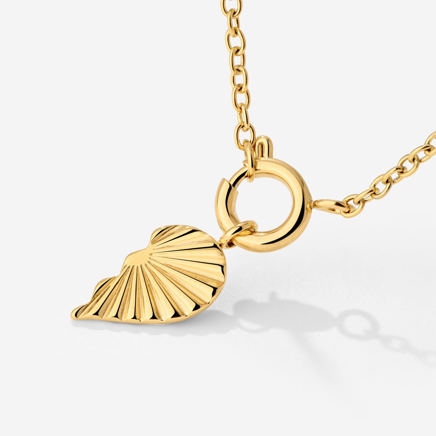 Twin Flame Right Classic Chain Necklace Set Gold