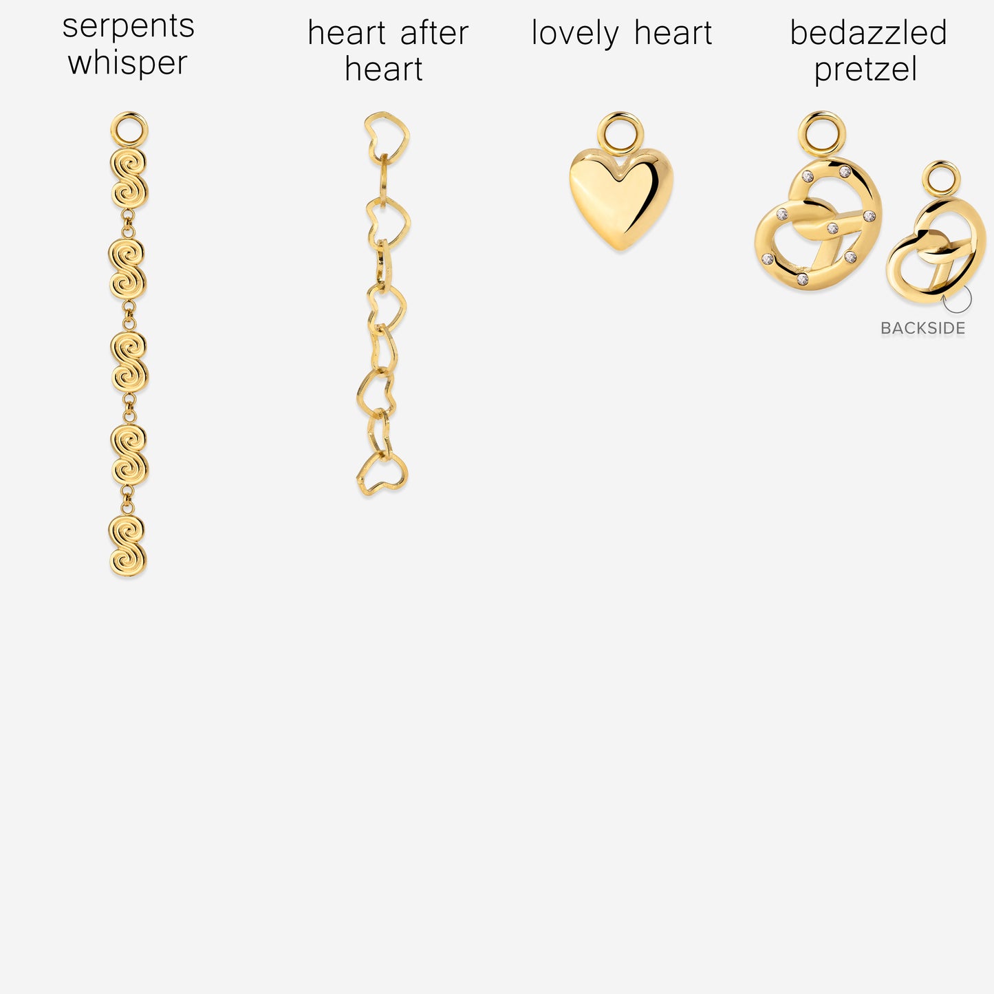 Oval Twisted Hoop Set Baby