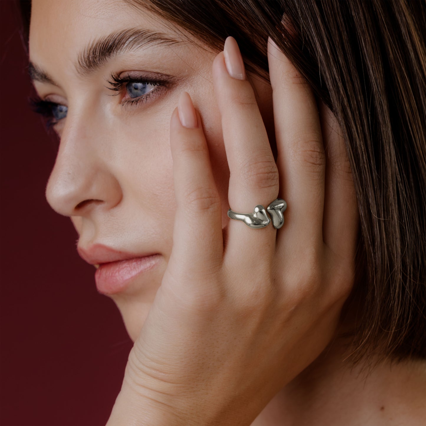 Heartie Ring Silver