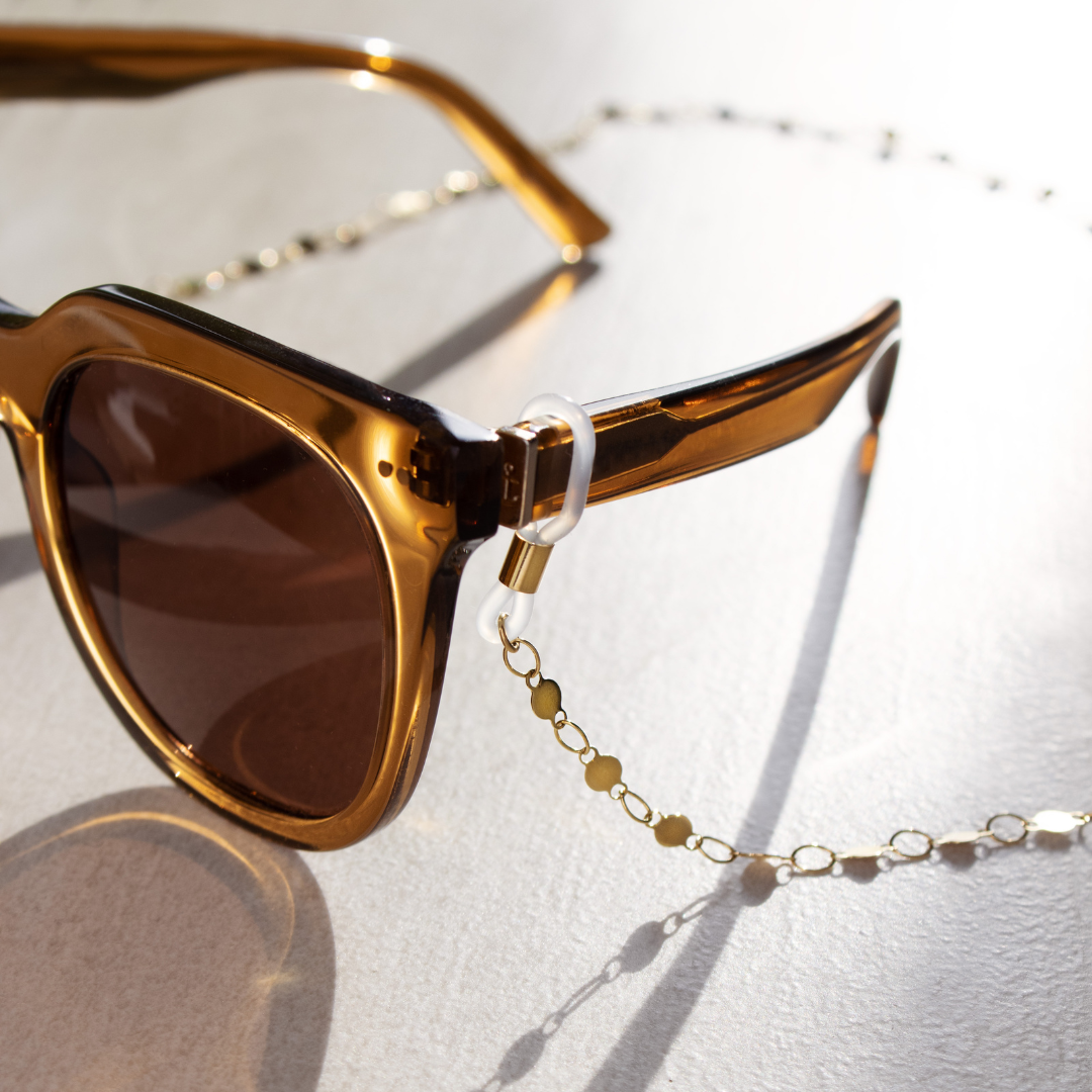Spring Babe Sunglasses Chain Silver