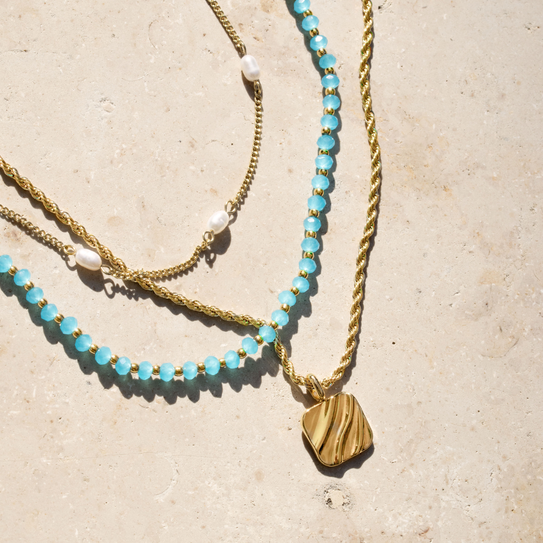 Pearl after Pearl Choker Rose Gold