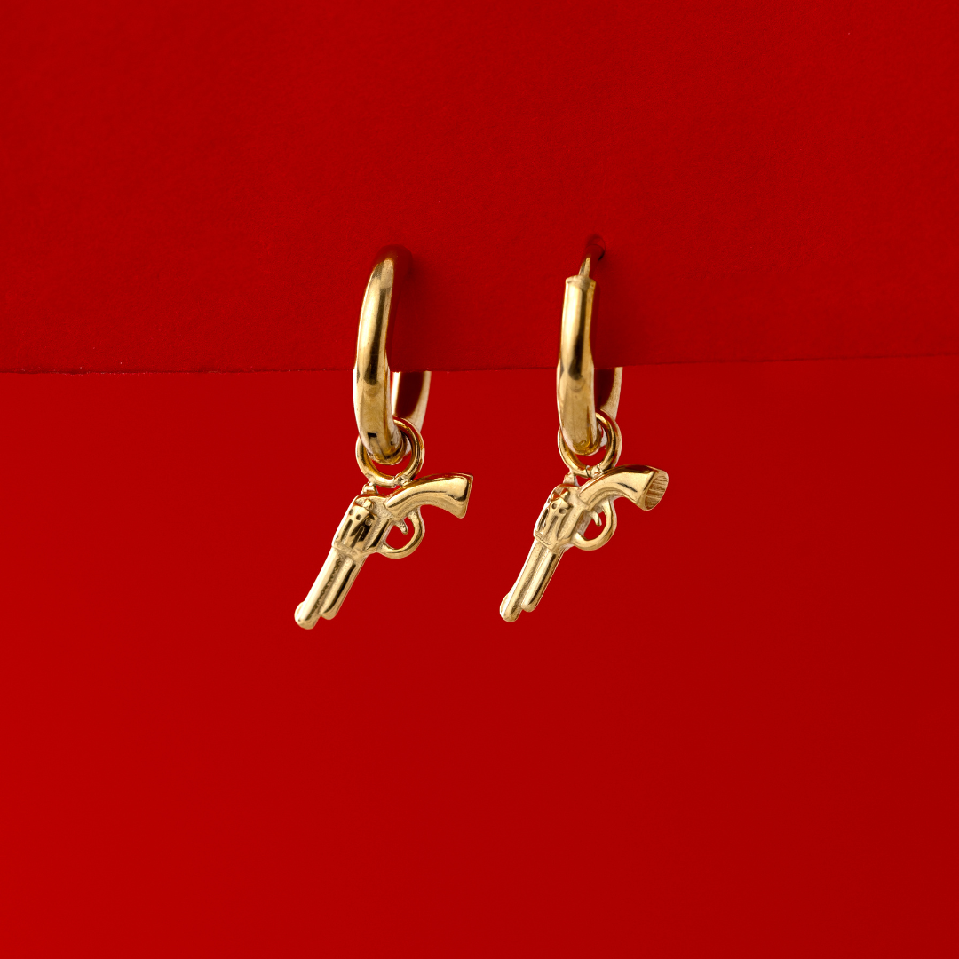 Bulletproof Hoop Set Baby Gold