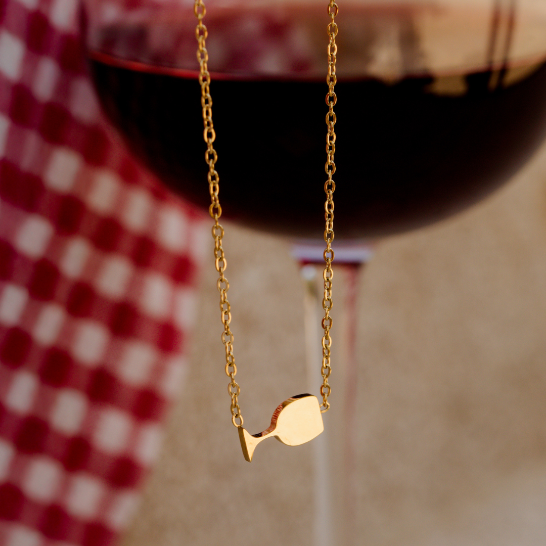 Vino Veritas Necklace Rose Gold