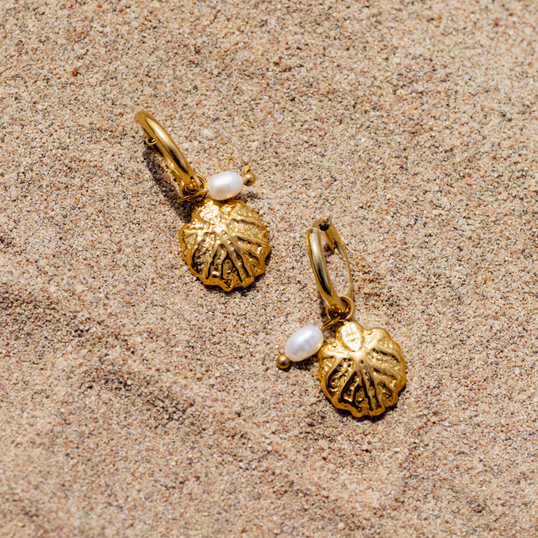 Ocean Lovers Hoop Set Small Gold