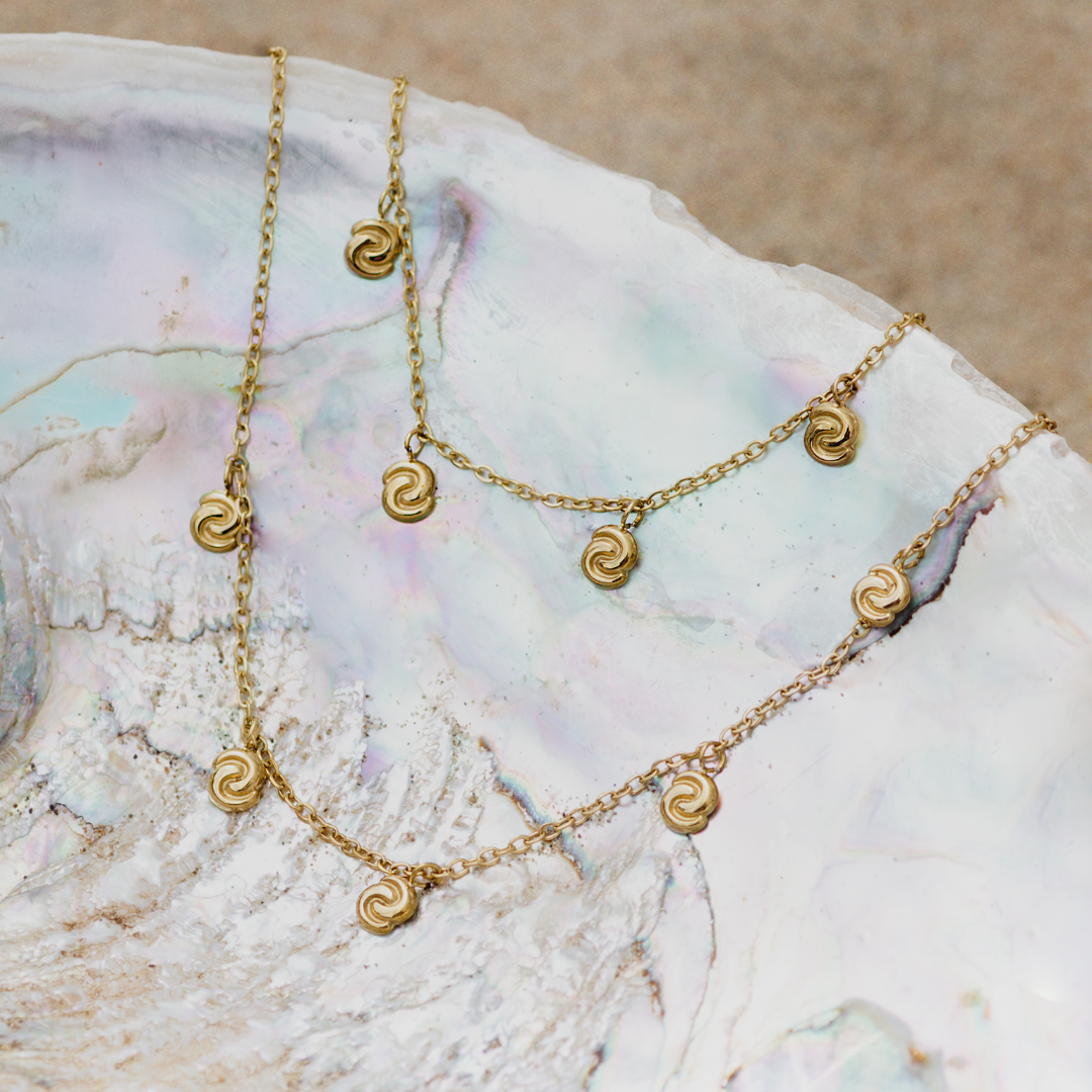 Tides of Time Choker Rose Gold