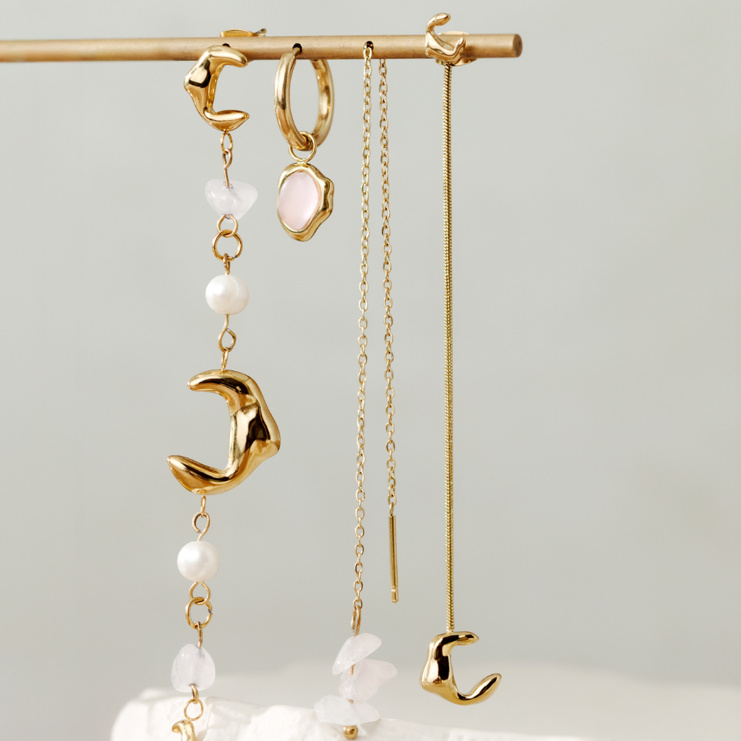 Lively Lisa Hoop Set Small Rose Gold