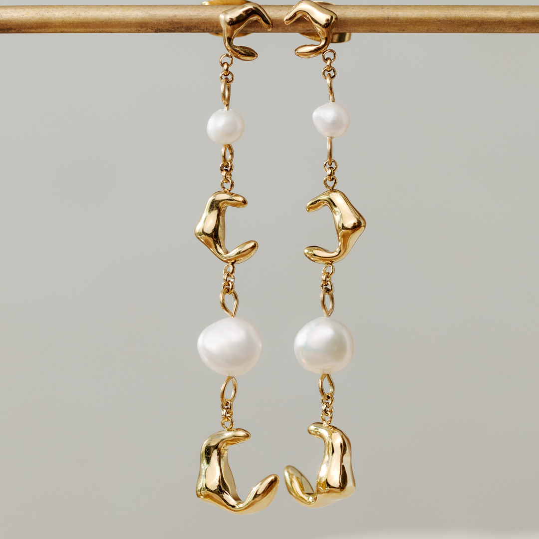 Abundant Anna Earrings Rose Gold