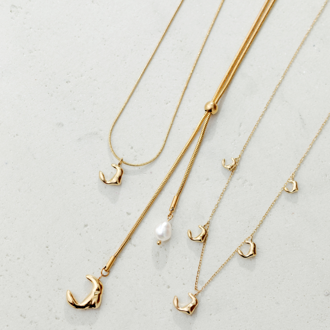 Lunar Leni Choker Rose Gold