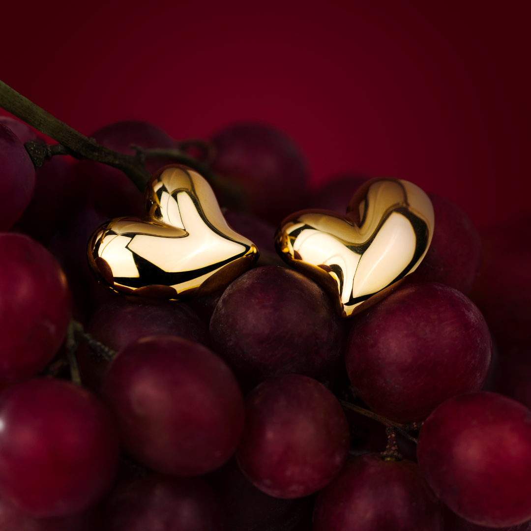 Heartie Studs Silver