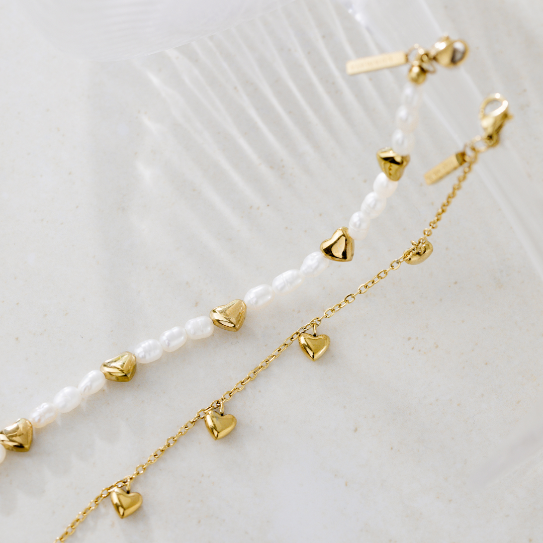 Love Pearls Bracelet Silver