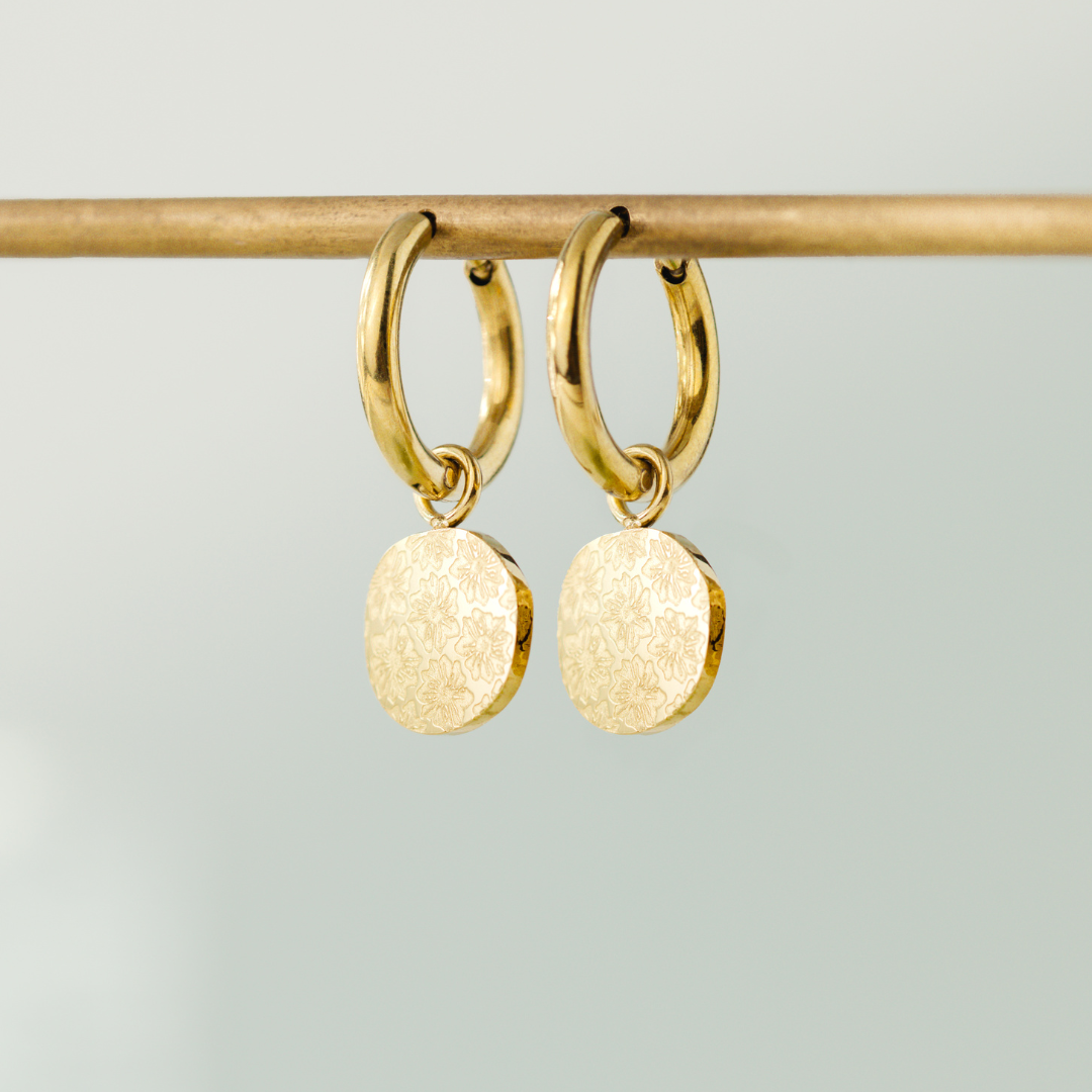 Everbloom Hoop Set Small Rose Gold