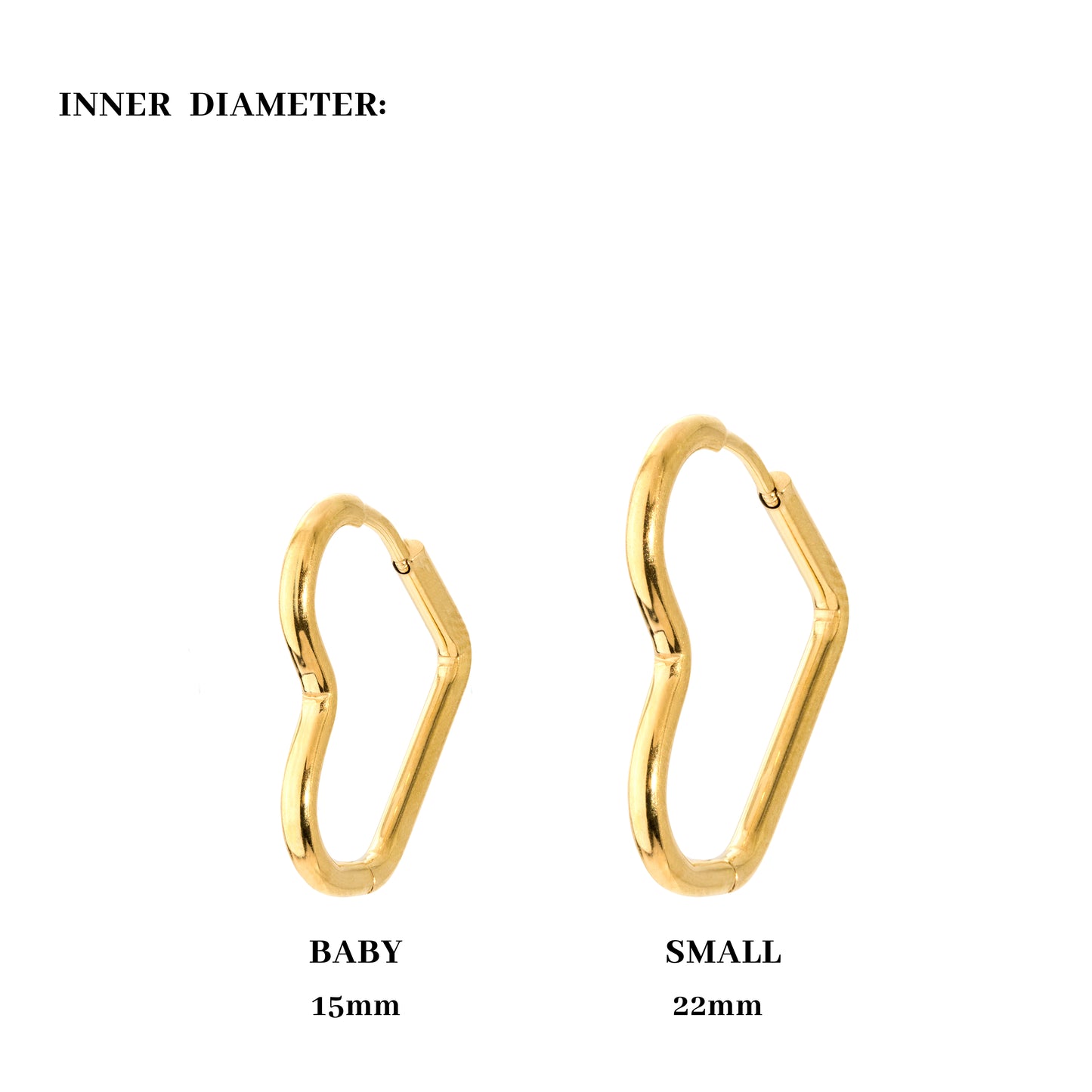 Heartily Hoop Set Silver