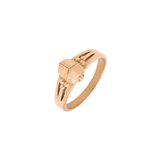 Scarab Ring Rose Gold
