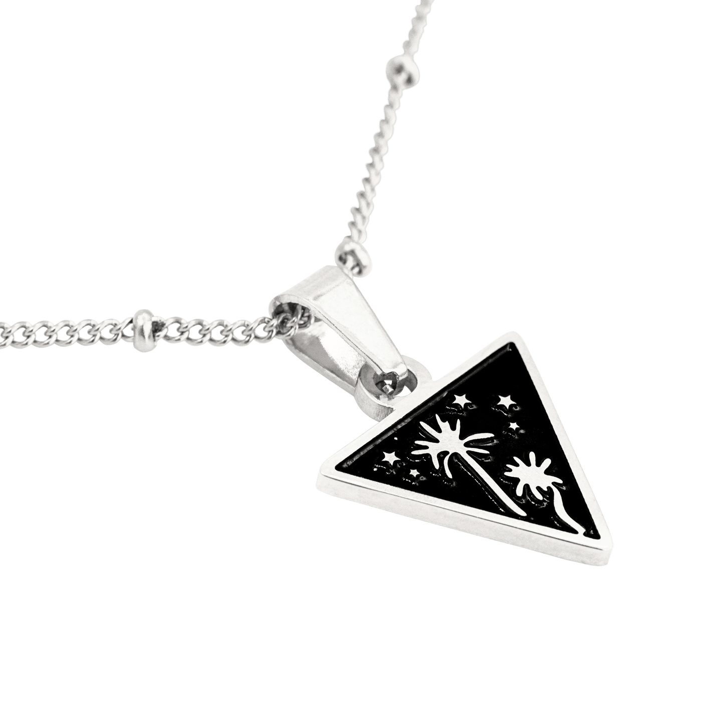 Beach Nights Necklace Silver