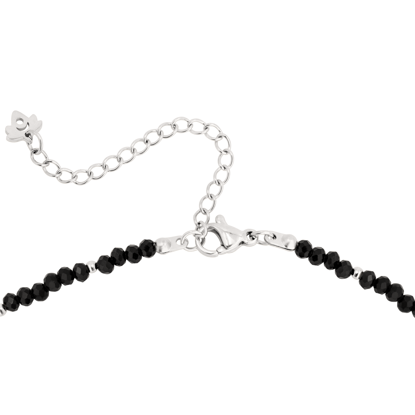Black Beauty Choker Silver