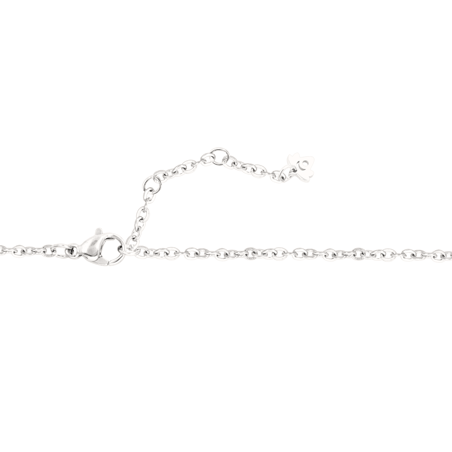 White Stars and Skies Necklace Silver