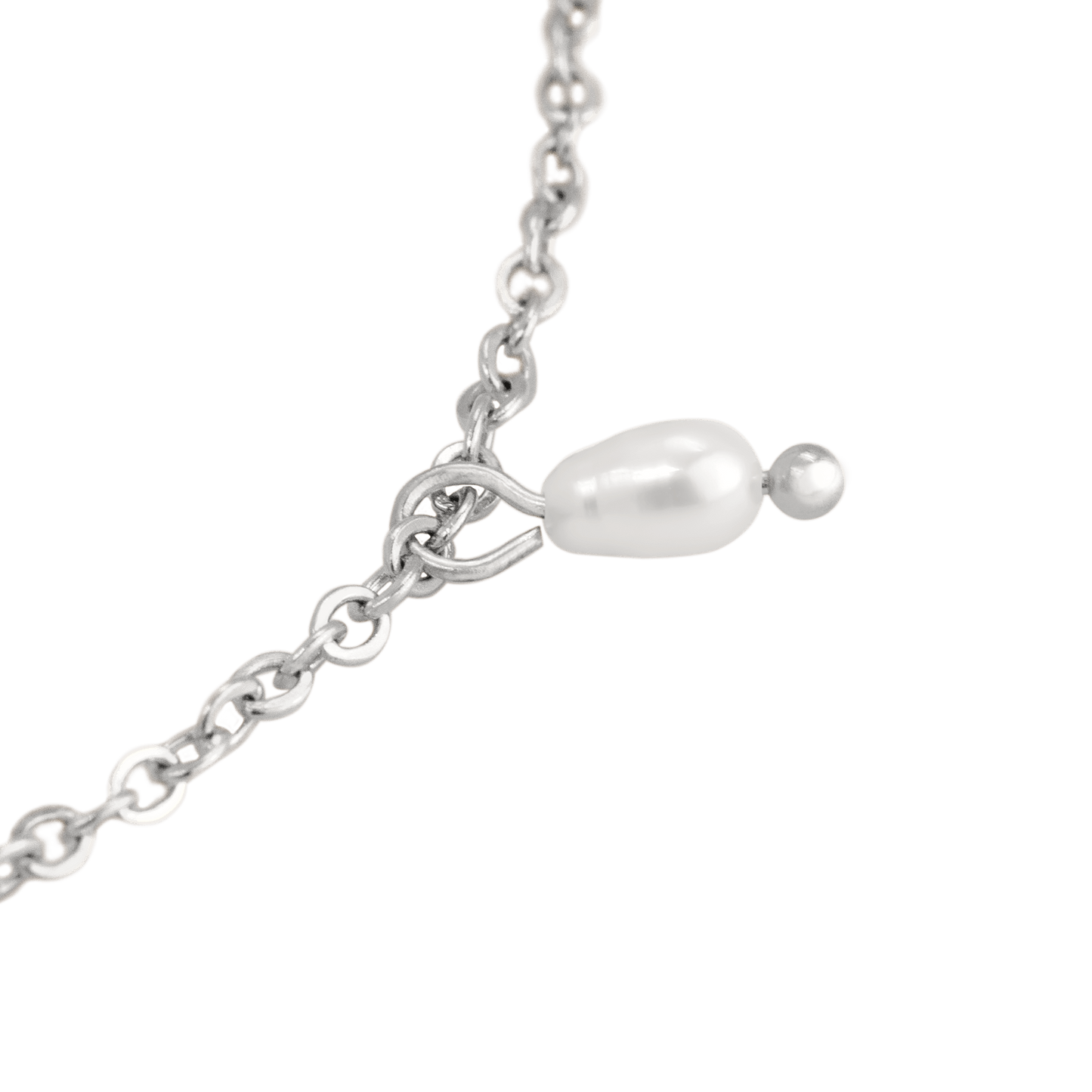 Perla Blanco Anklet Silver