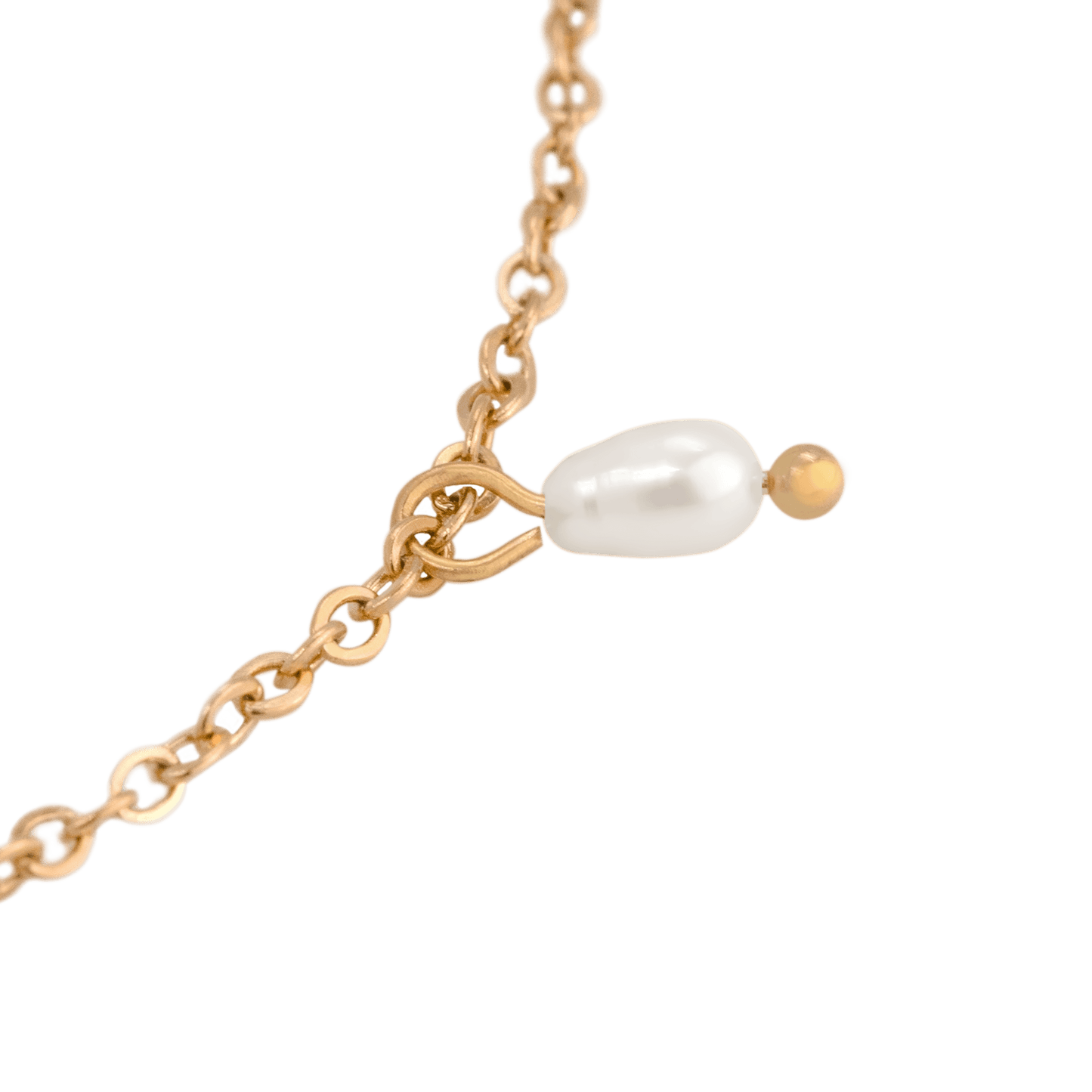 Perla Blanco Anklet Rose Gold