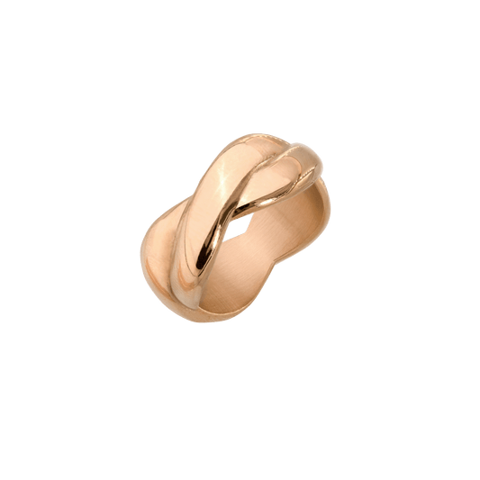 Female DNA Ring Rose Gold