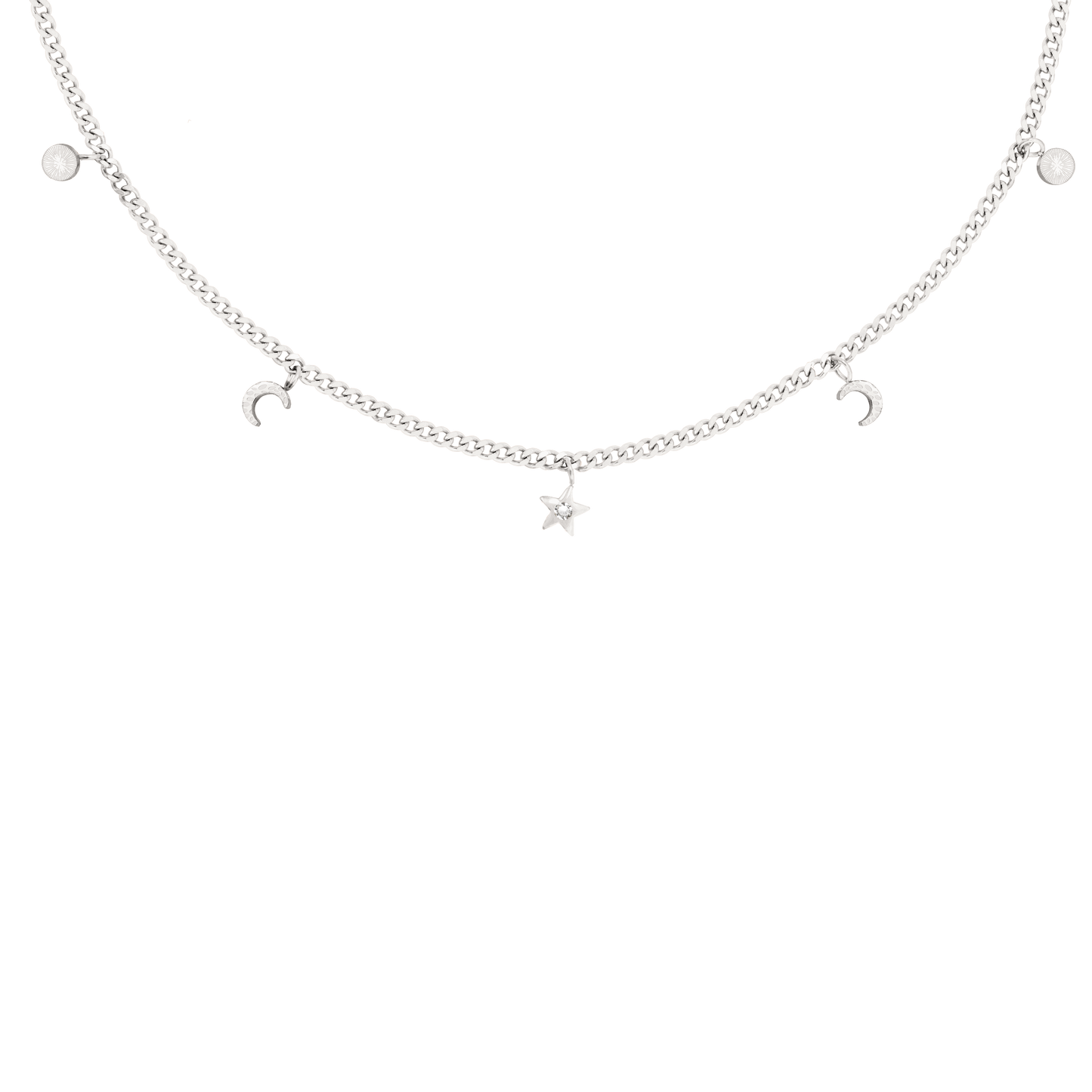 Midnight Necklace Silver