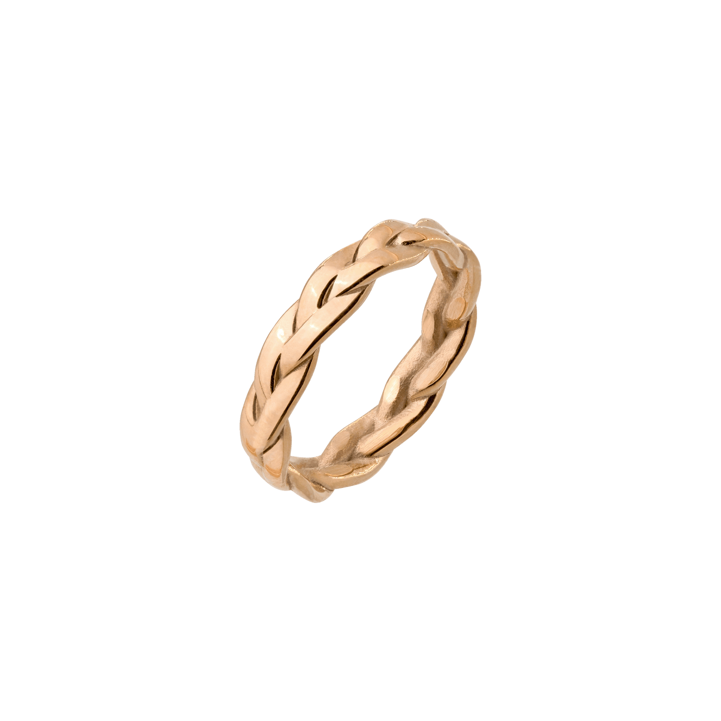 Braided Divine Ring Rose Gold