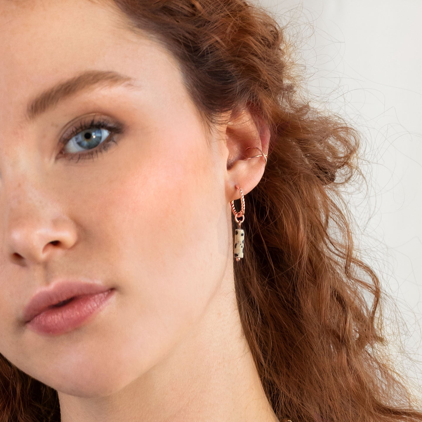Dalmatino Hoop Set Rose Gold