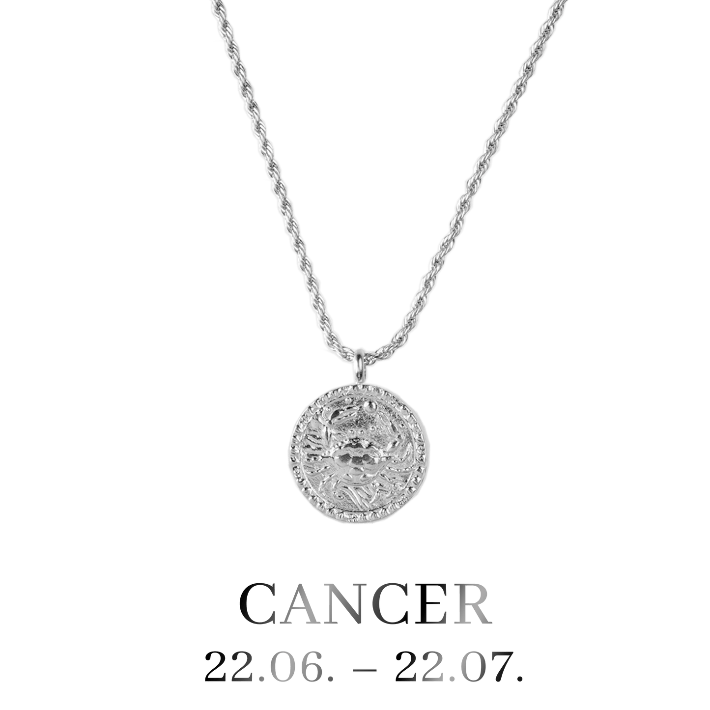 Cancer Necklace Silver