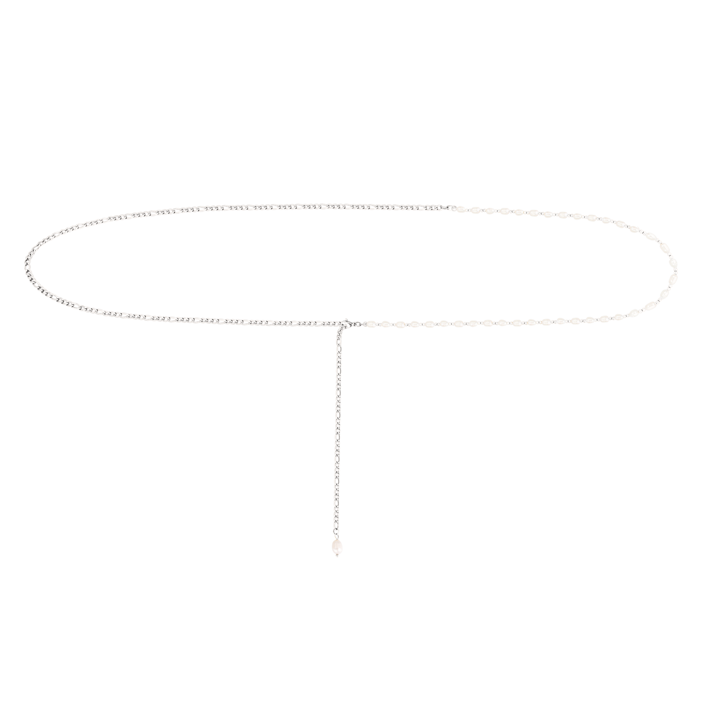 Pearly Waist Chain Silver