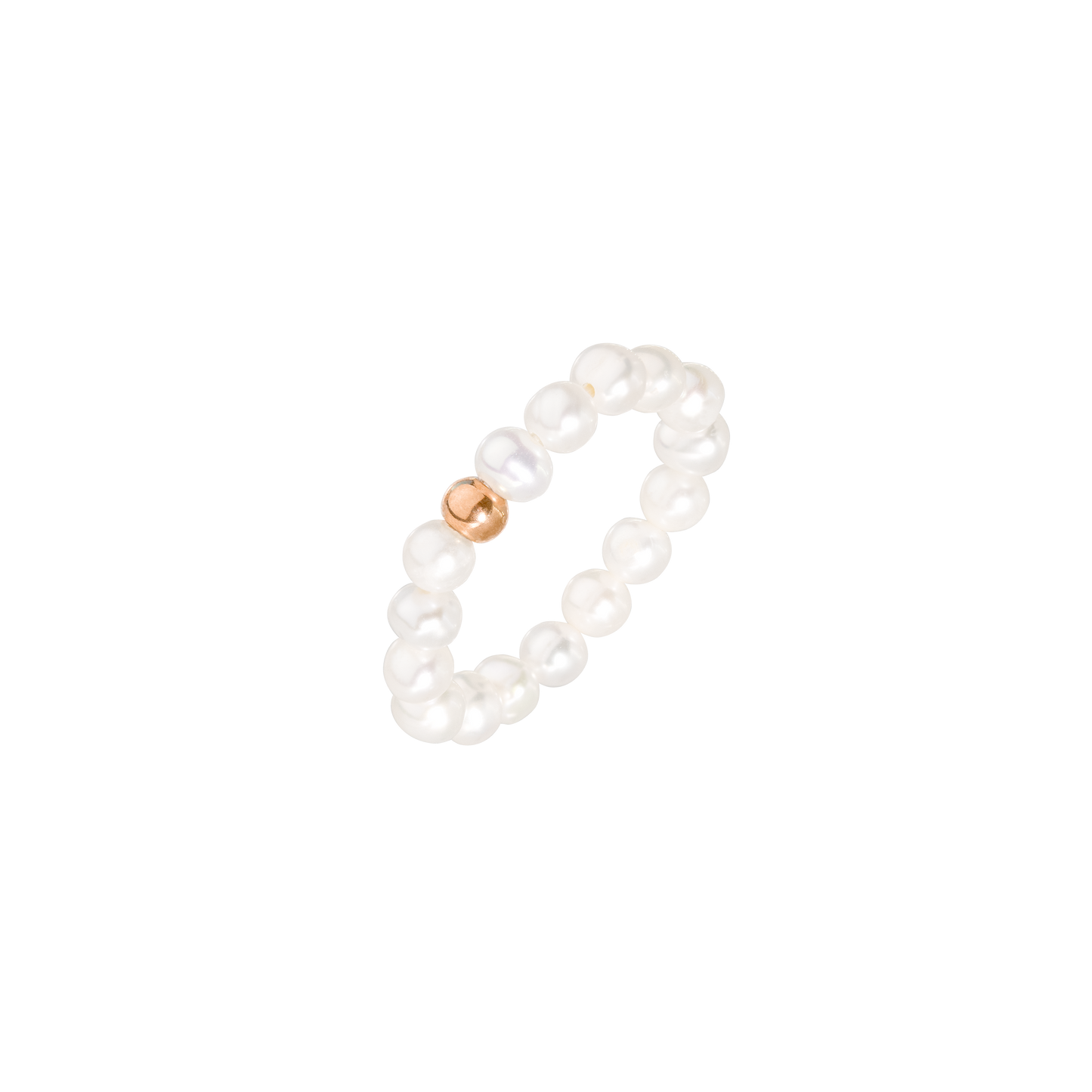 Summertime Pearl Ring Rose Gold