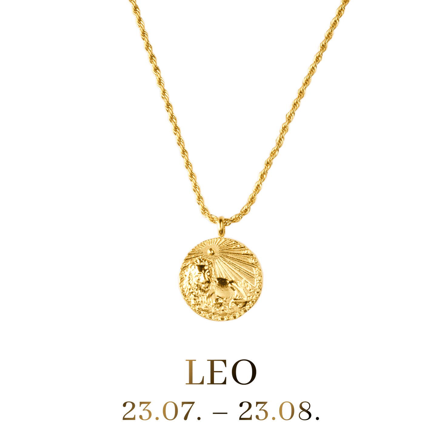 Leo Necklace Gold