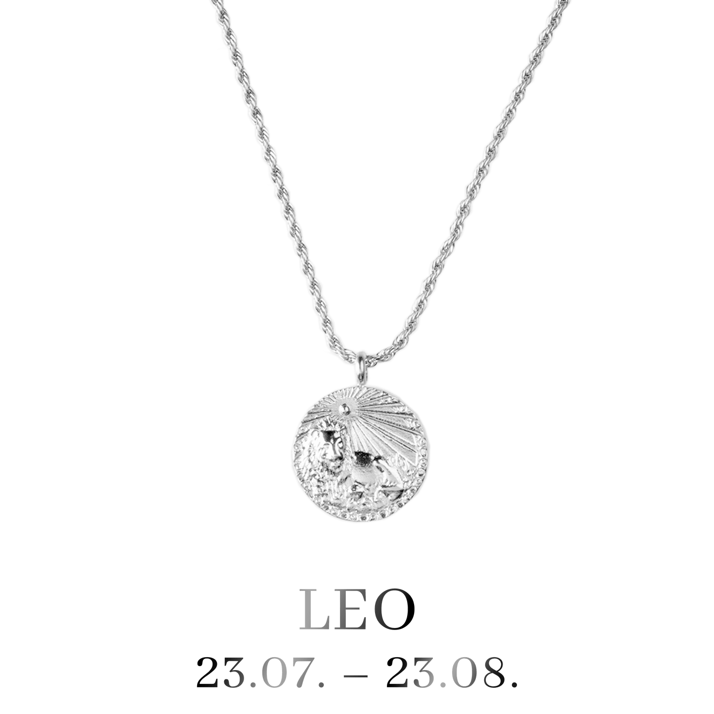Leo Necklace Silver